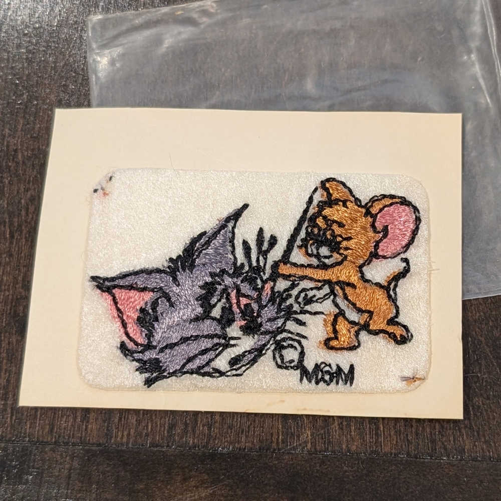 Vintage Tom & Jerry Embroidery Patch